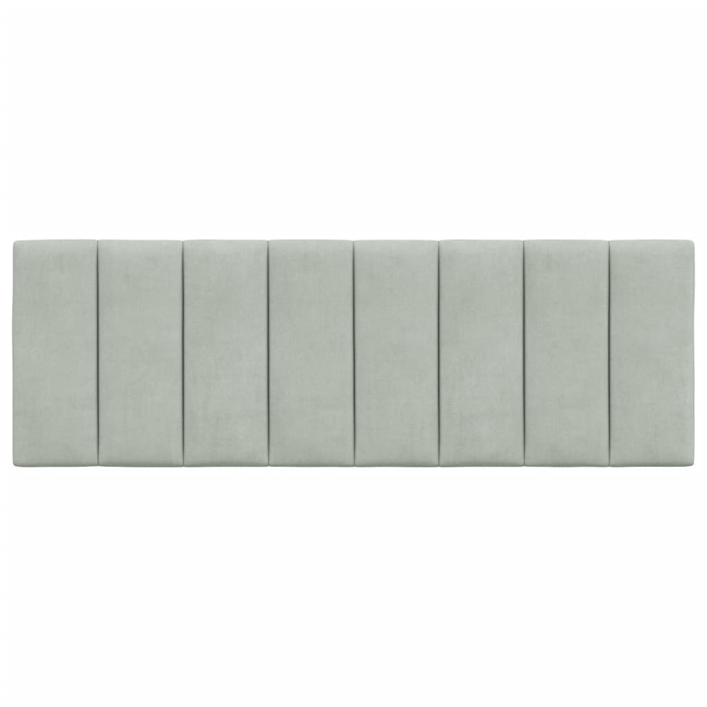 headboard-cushion-light-gray-53-9-velvet-928371 At Willow and Wine USA!