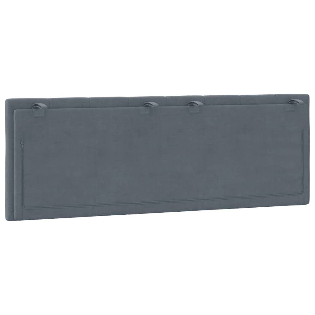 headboard-cushion-dark-gray-53-9-velvet-928314 At Willow and Wine USA!