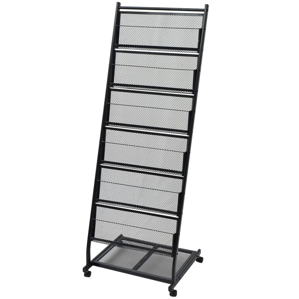 magazine-rack-18-7-x16-9-x52-4-black-a4 At Willow and Wine USA!