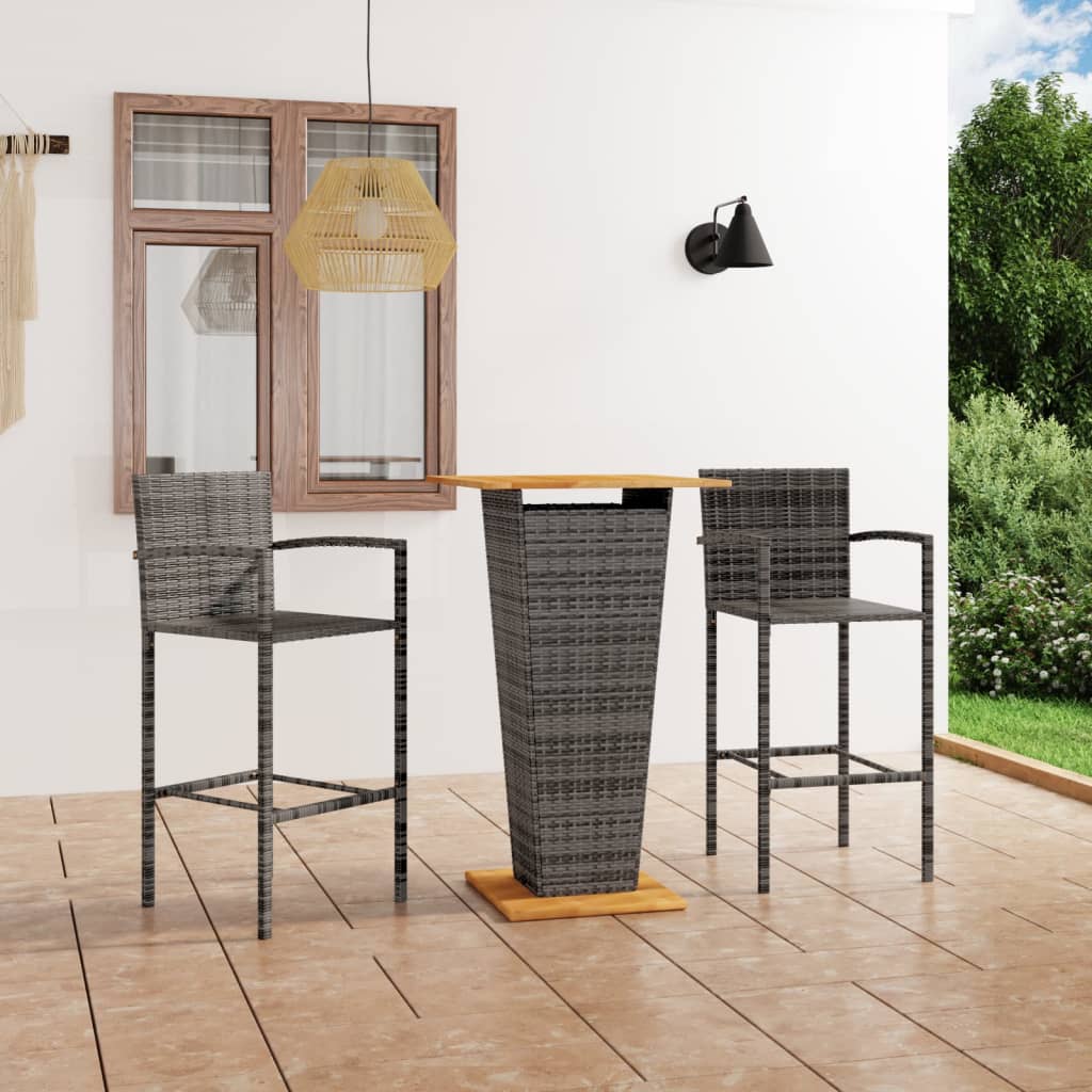 5-piece-patio-bar-set-gray-2 At Willow and Wine USA!