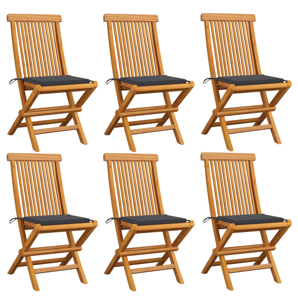 patio-chairs-with-cream-cushions-8-pcs-solid-teak-wood At Willow and Wine USA!