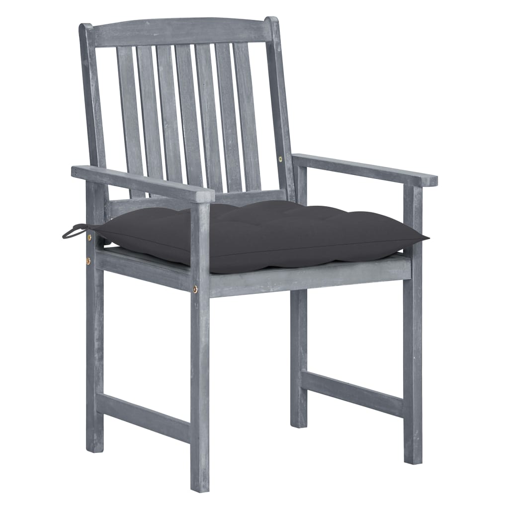 patio-chairs-with-cushions-4-pcs-gray-solid-acacia-wood At Willow and Wine USA!