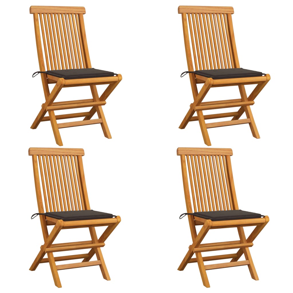 patio-chairs-with-cream-cushions-8-pcs-solid-teak-wood At Willow and Wine USA!