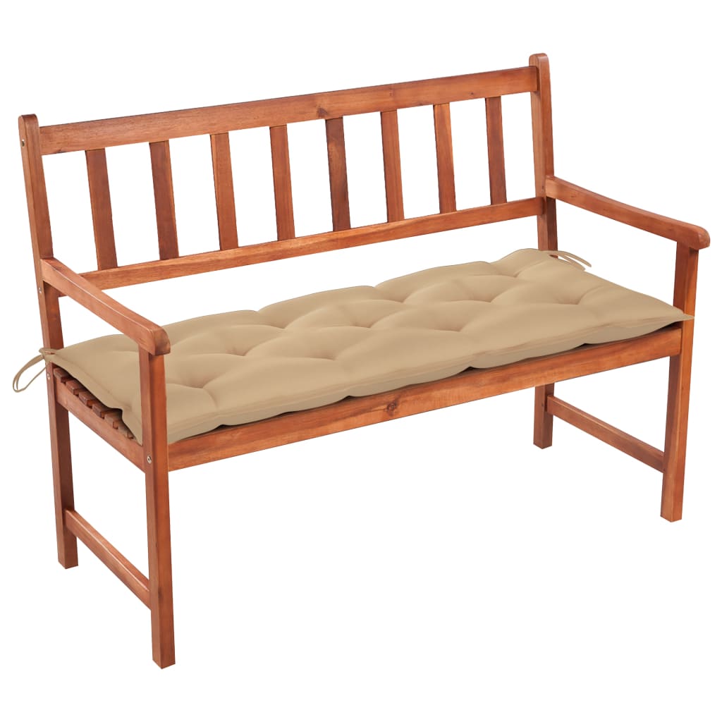 folding-patio-bench-with-cushion-46-5-bamboo At Willow and Wine USA!