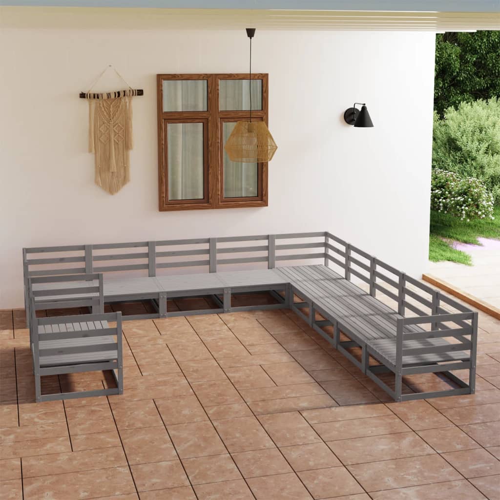 11-piece-patio-lounge-set-with-cushions-solid-wood-pine At Willow and Wine USA!