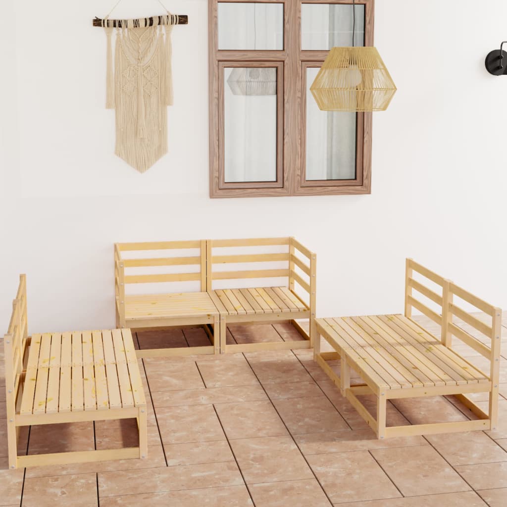 6-piece-patio-lounge-set-with-cushions-solid-pinewood-3 At Willow and Wine USA!