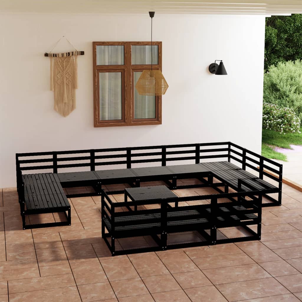 14-piece-patio-lounge-set-with-cushions-solid-wood-pine-2 At Willow and Wine USA!