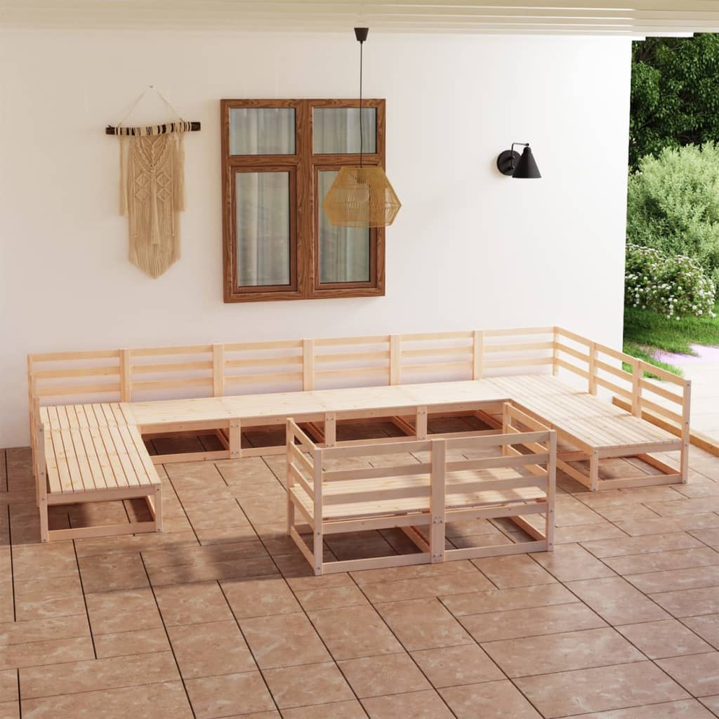 12-piece-patio-lounge-set-with-cushions-solid-pinewood-1 At Willow and Wine USA!