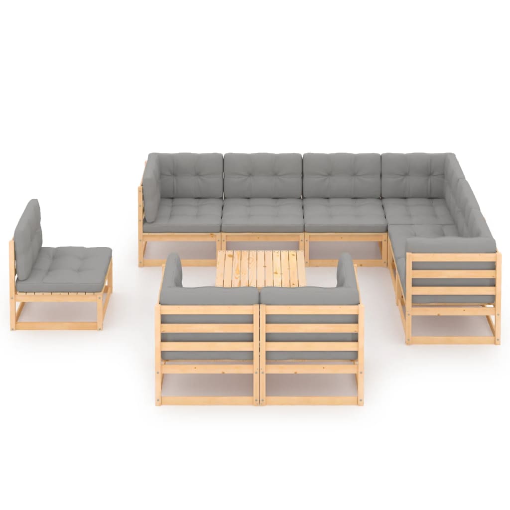 10-piece-patio-lounge-set-with-cushions-solid-wood-pine-11 At Willow and Wine USA!