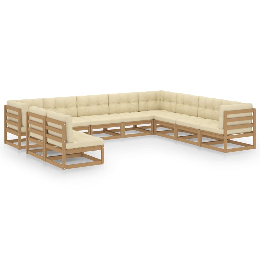 10-piece-patio-lounge-set-with-cushions-solid-pinewood-9 At Willow and Wine USA!