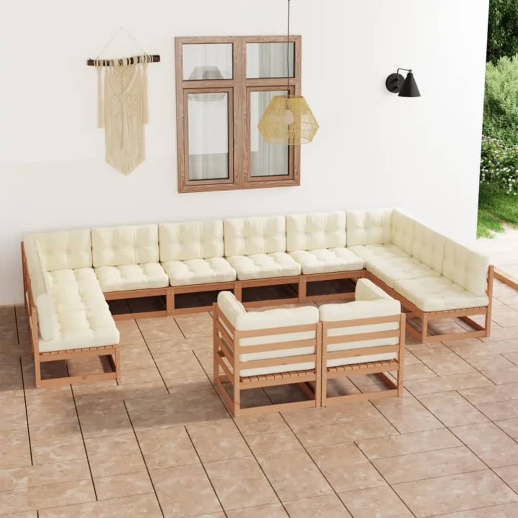 12-piece-patio-lounge-set-with-cushions-solid-pinewood-1 At Willow and Wine USA!
