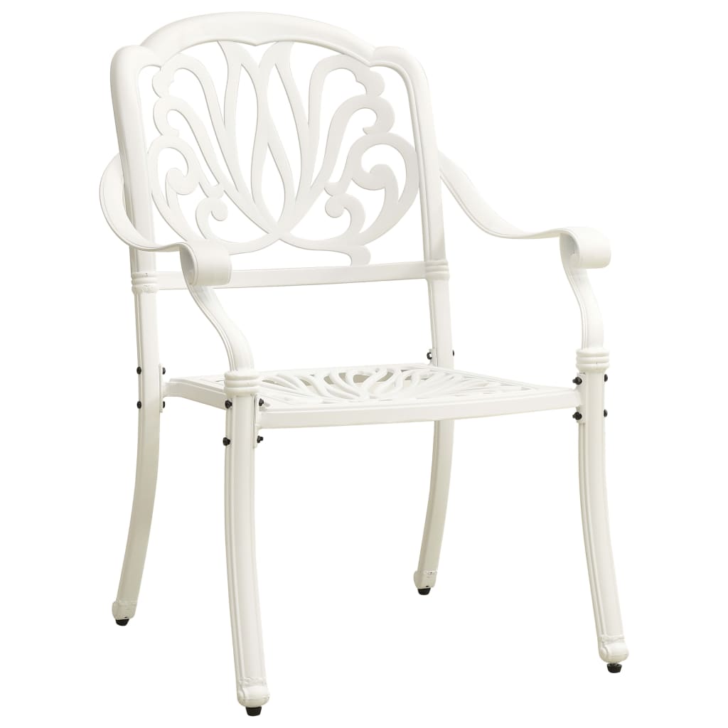 3-piece-bistro-set-cast-aluminum-white At Willow and Wine USA!