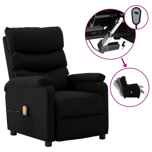 massage-recliner-black-faux-leather-1 At Willow and Wine USA!