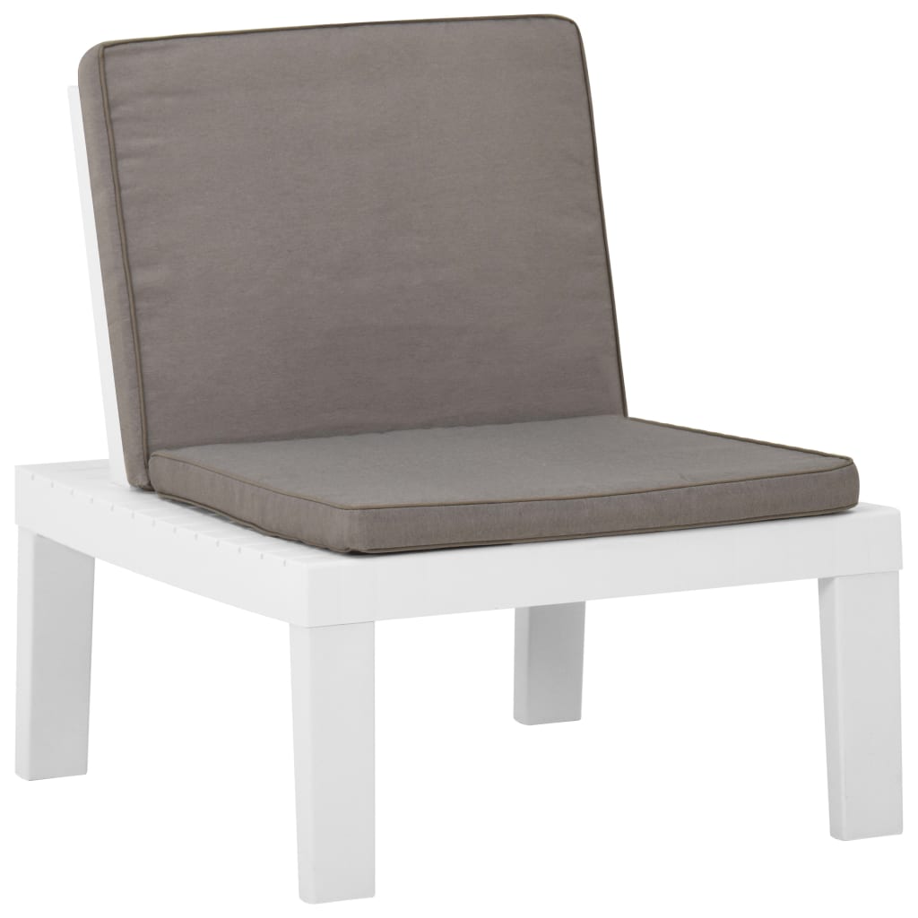 patio-lounge-chairs-with-cushions-2-pcs-plastic-white At Willow and Wine USA!