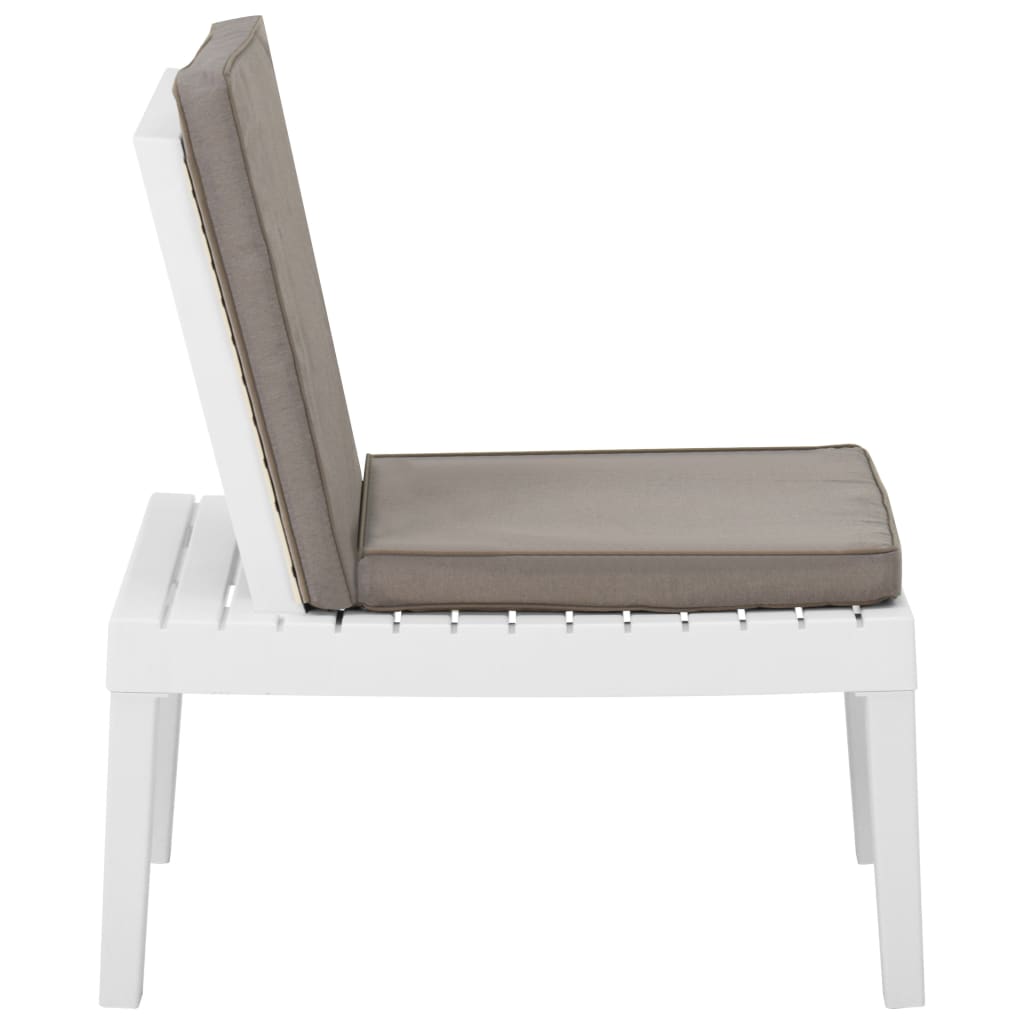 patio-lounge-chairs-with-cushions-2-pcs-plastic-white At Willow and Wine USA!