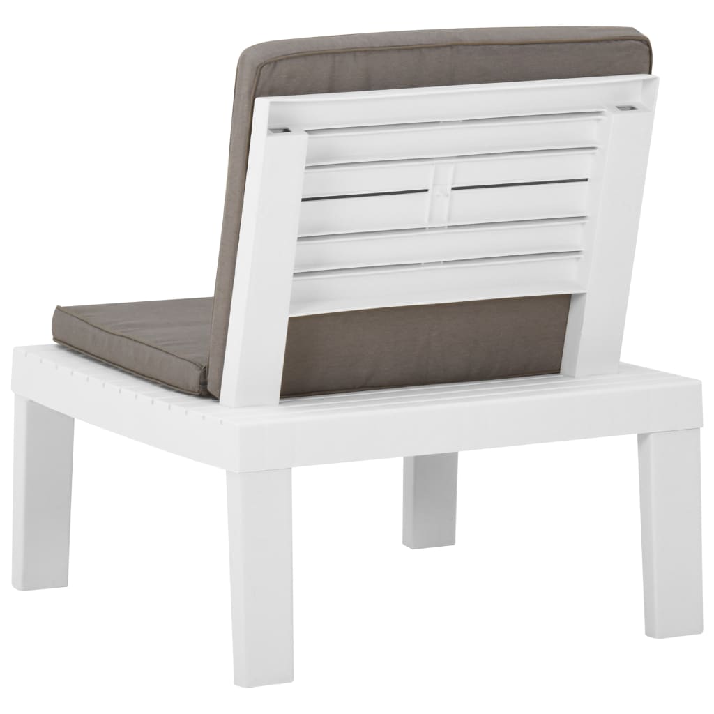 patio-lounge-chairs-with-cushions-2-pcs-plastic-white At Willow and Wine USA!