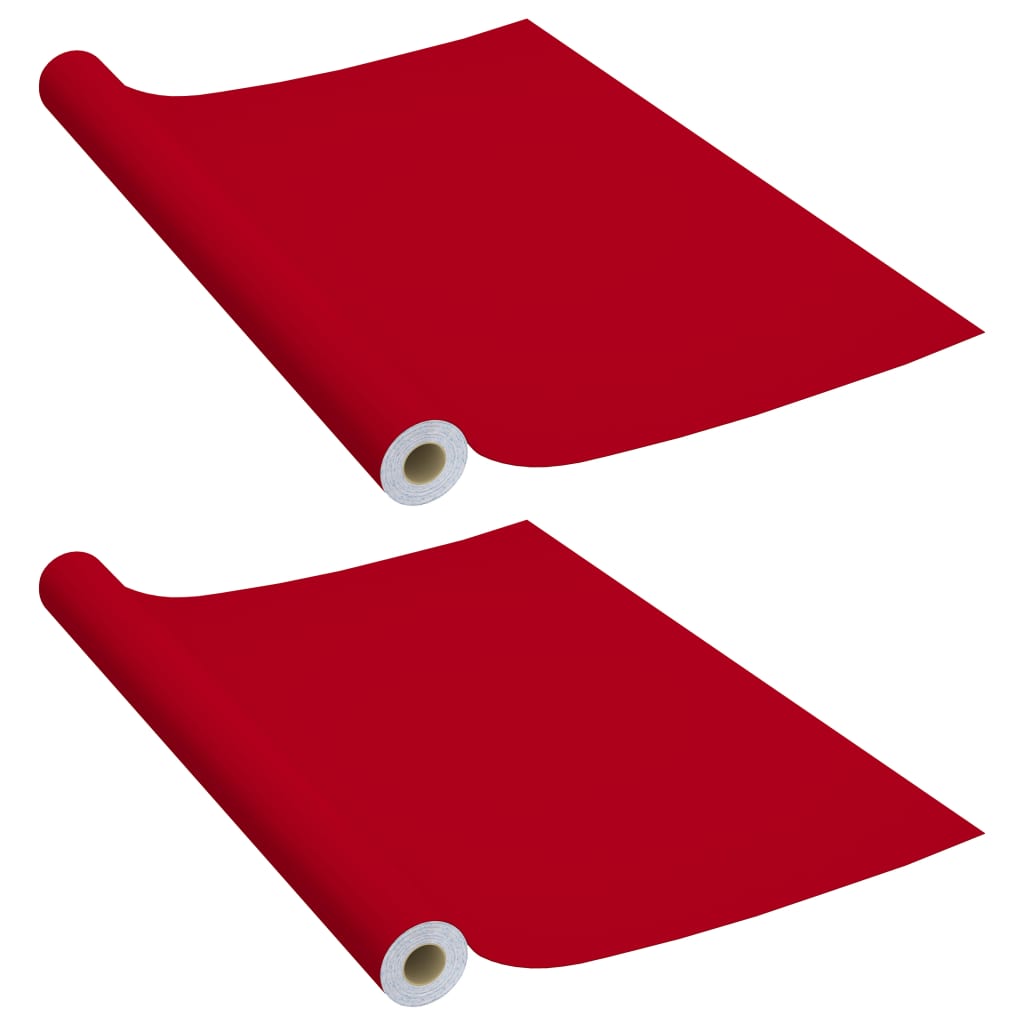 self-adhesive-furniture-films-2-pcs-red-196-9-x35-4-pvc-813998 At Willow and Wine USA!