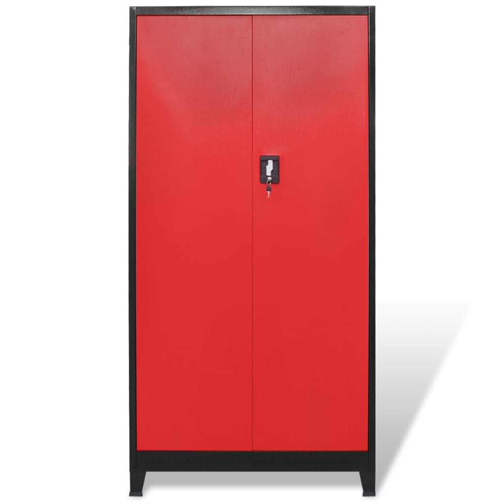 tool-cabinet-with-tool-chest-steel-35-4-x15-7-x70-9-red-and-black At Willow and Wine USA!