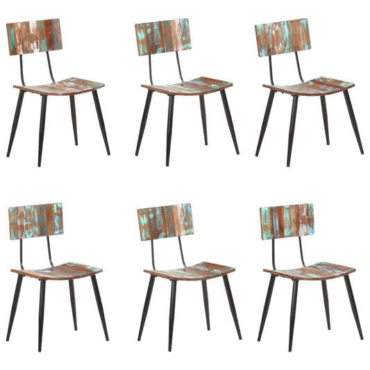 dining-chairs-6-pcs-solid-reclaimed-wood At Willow and Wine USA!