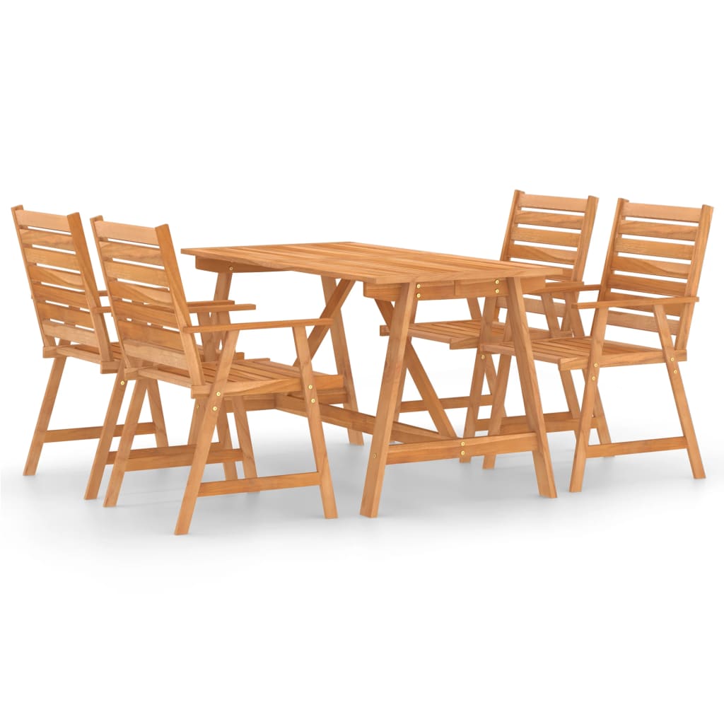 5-piece-patio-dining-set-solid-acacia-wood-1 At Willow and Wine USA!