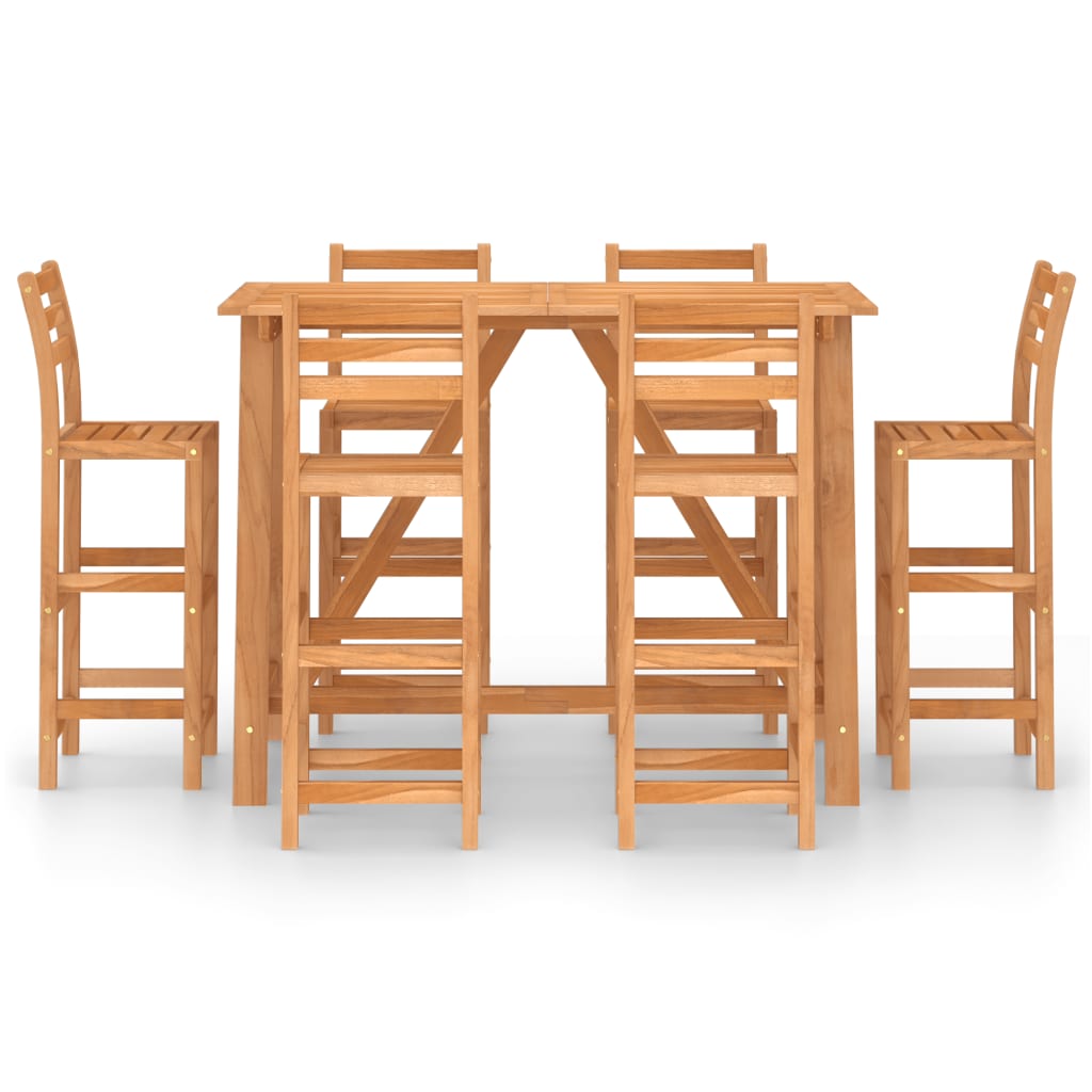 7-piece-patio-bar-set-solid-acacia-wood At Willow and Wine USA!