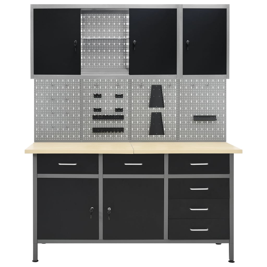 workbench-with-four-wall-panels-and-two-cabinets-1 At Willow and Wine USA!