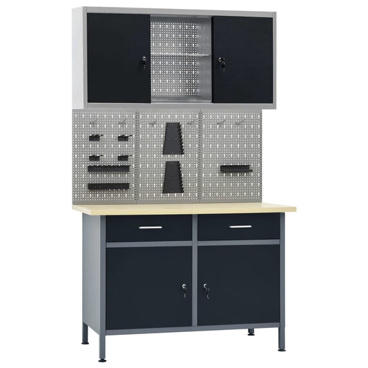 workbench-with-three-wall-panels-and-one-cabinet-5 At Willow and Wine USA!