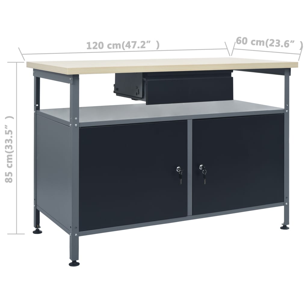 workbench-with-three-wall-panels-and-one-cabinet-2 At Willow and Wine USA!