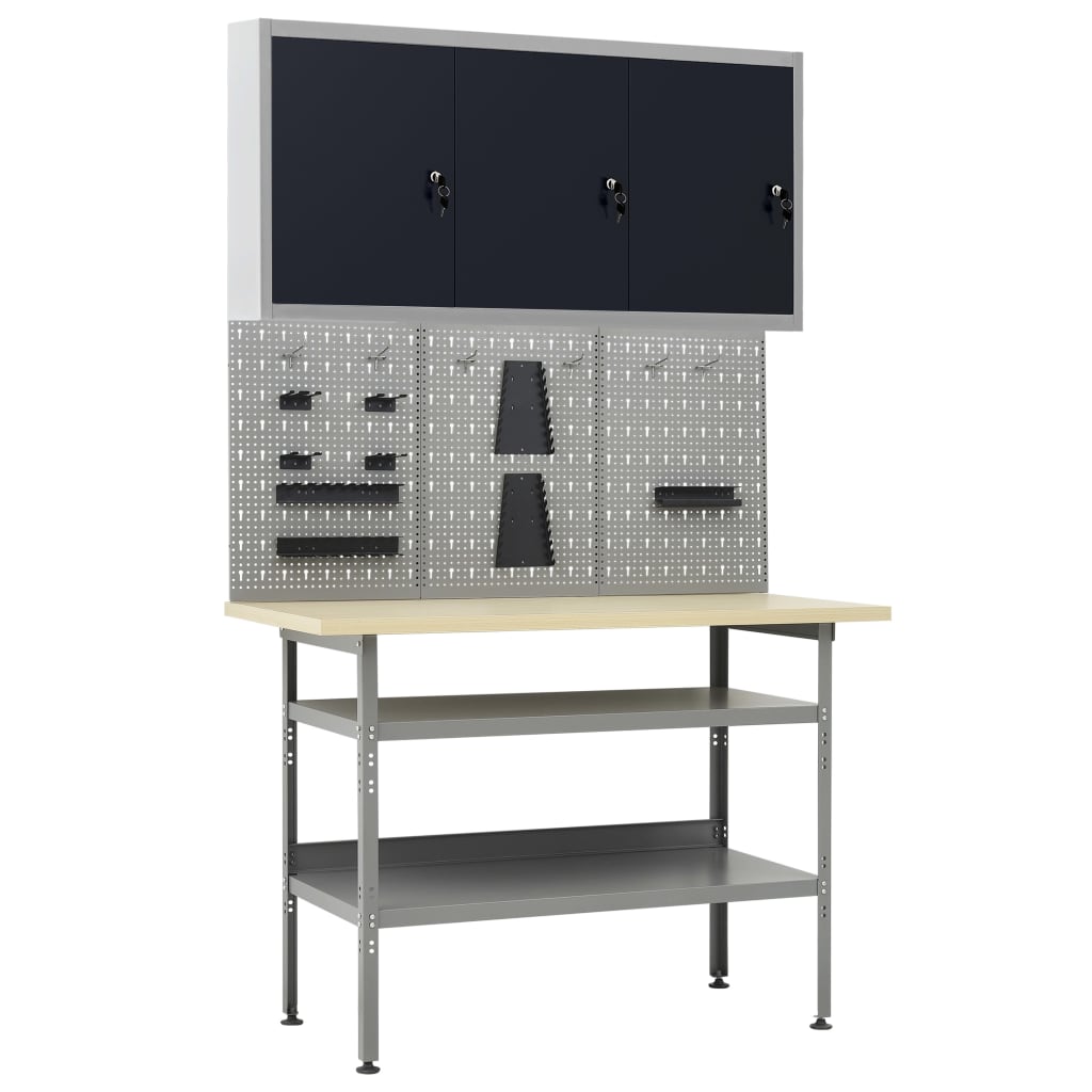 workbench-with-three-wall-panels-and-one-cabinet-3 At Willow and Wine USA!