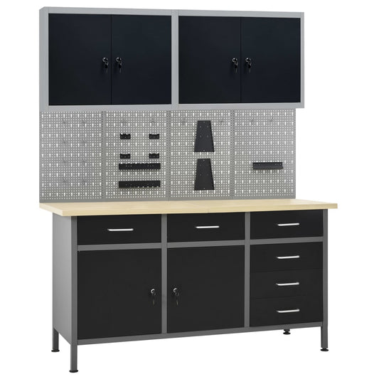 workbench-with-four-wall-panels-and-two-cabinets-2 At Willow and Wine USA!