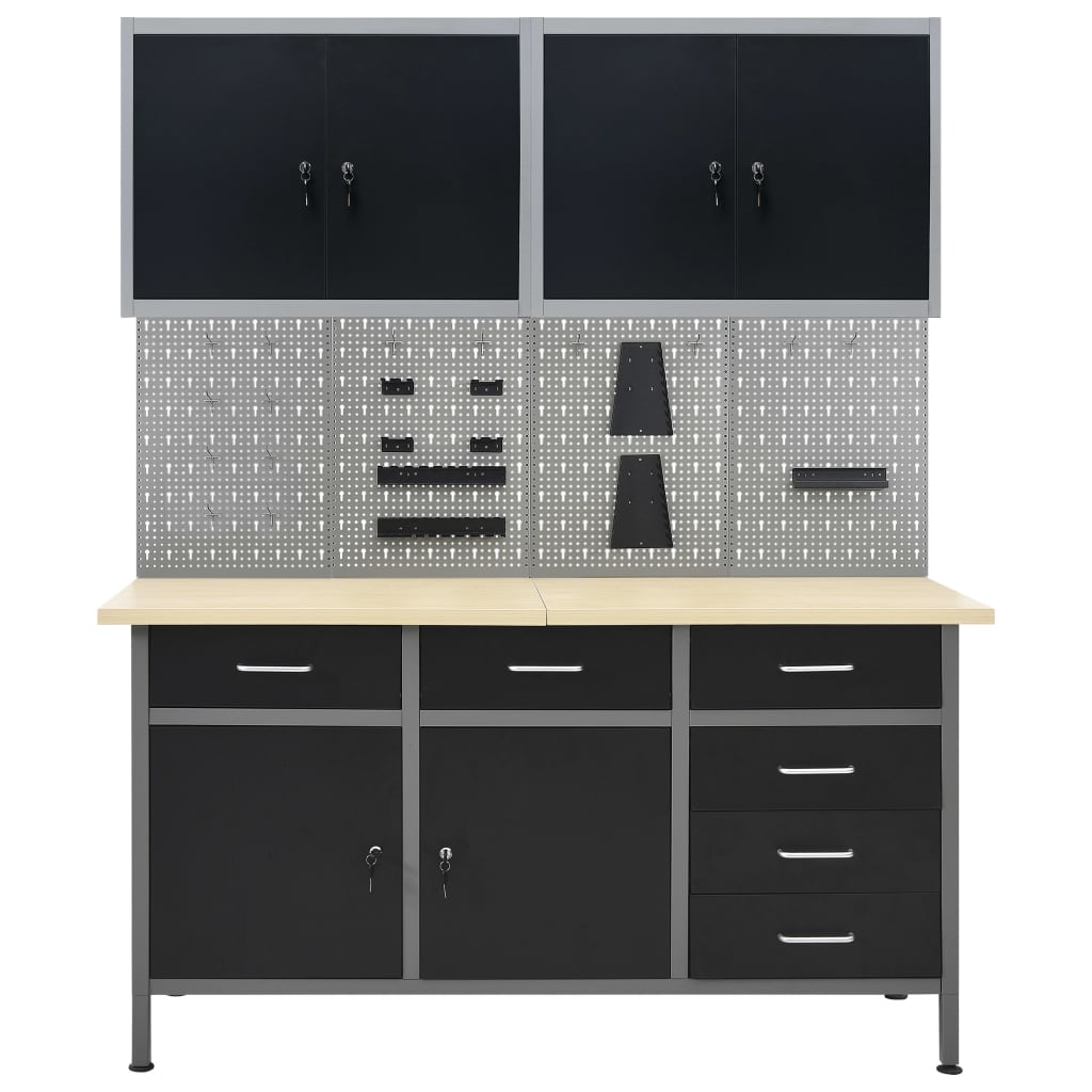 workbench-with-four-wall-panels-and-two-cabinets-2 At Willow and Wine USA!