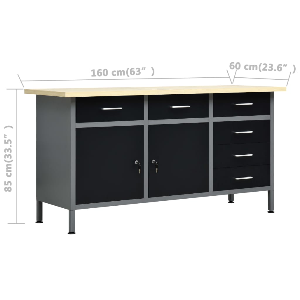 workbench-with-four-wall-panels-and-two-cabinets-2 At Willow and Wine USA!