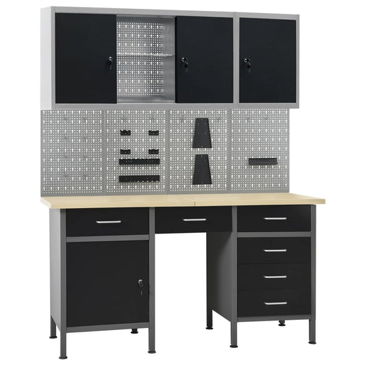 workbench-with-four-wall-panels-and-two-cabinets-3 At Willow and Wine USA!