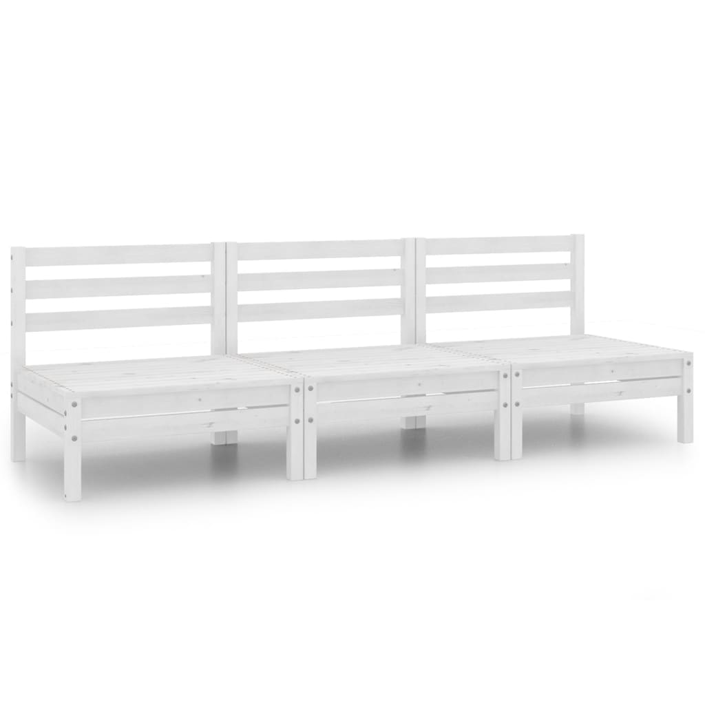 3-piece-patio-lounge-set-white-solid-pinewood At Willow and Wine USA!