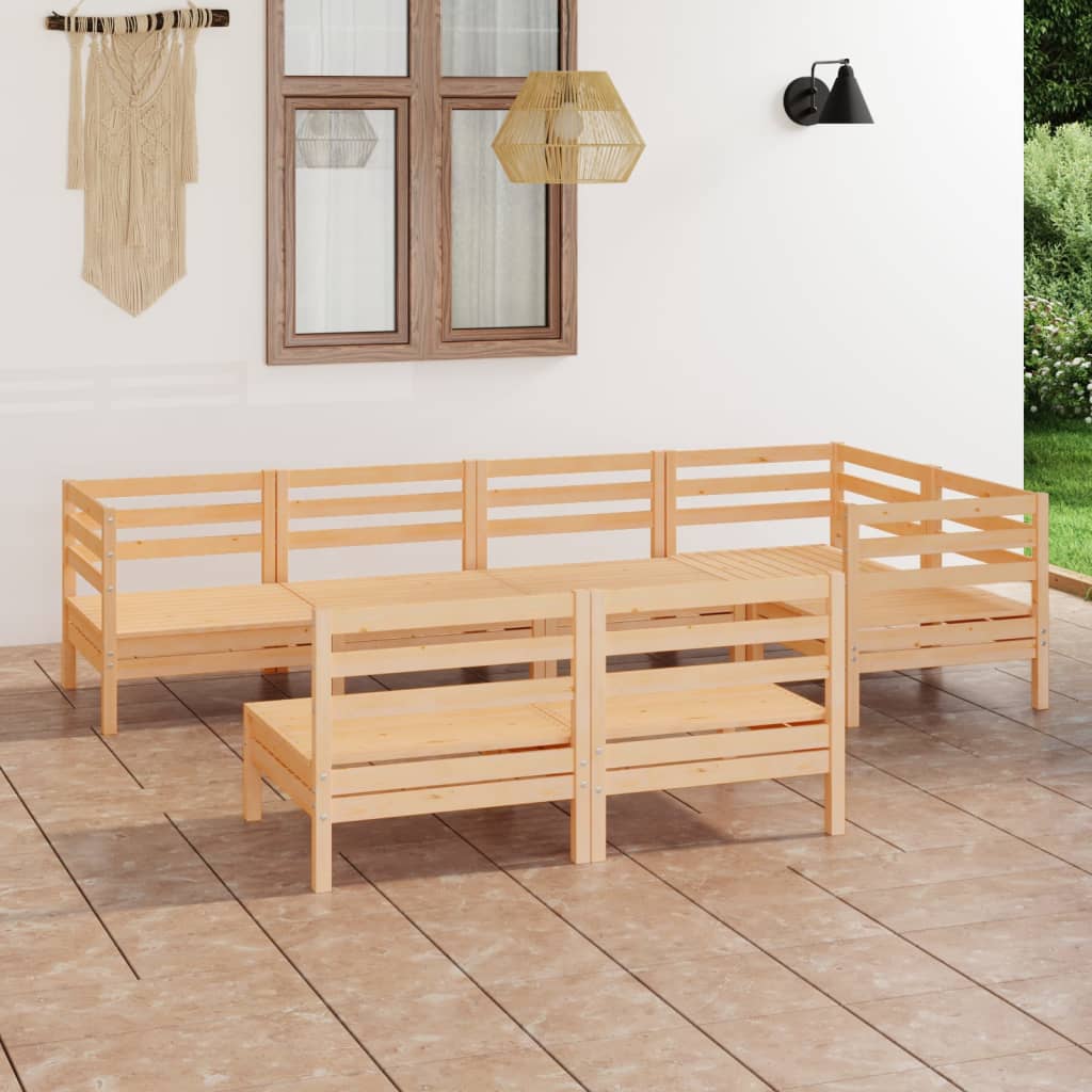 7-piece-patio-lounge-set-solid-pinewood-2 At Willow and Wine USA!