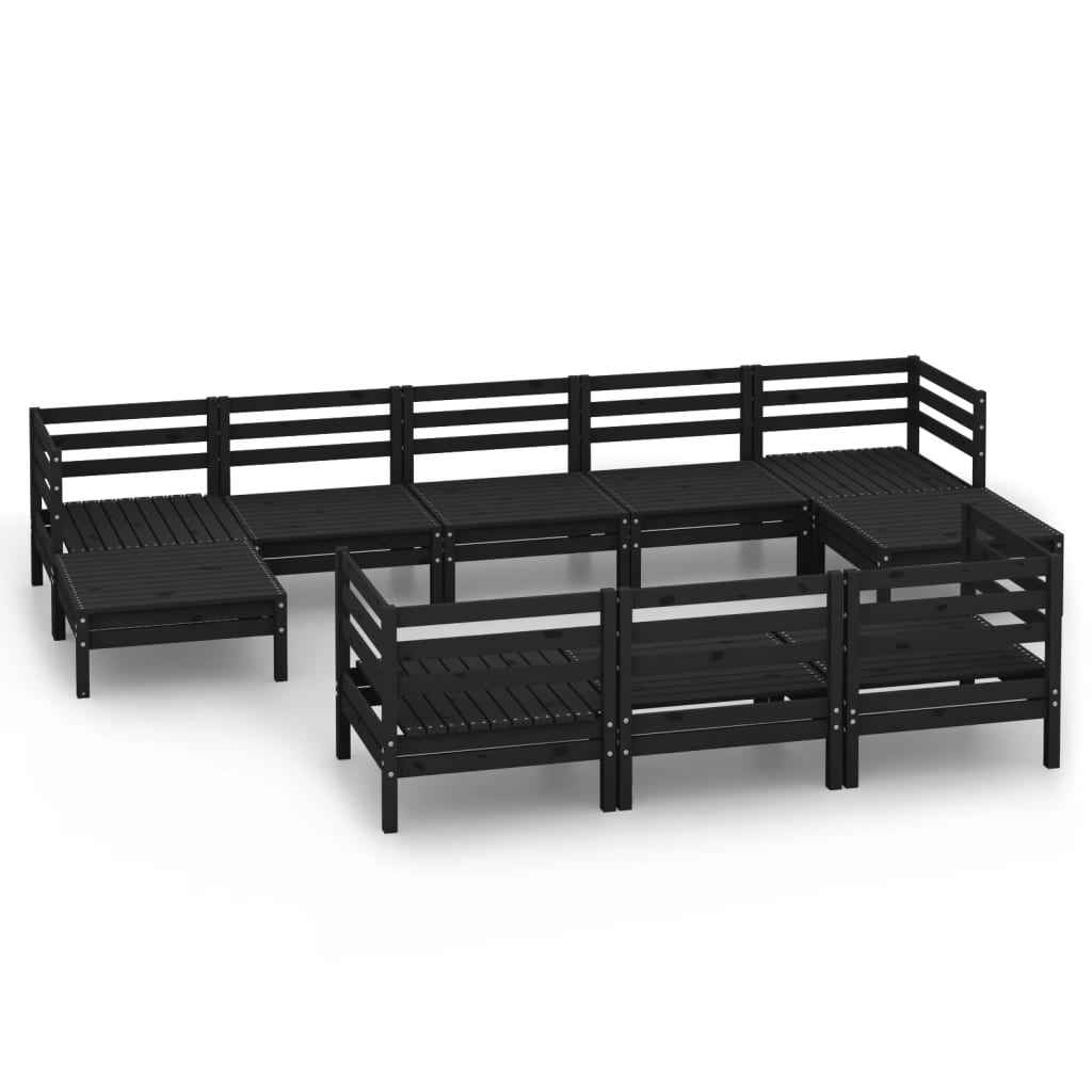 10-piece-patio-lounge-set-black-solid-pinewood-814852 At Willow and Wine USA!