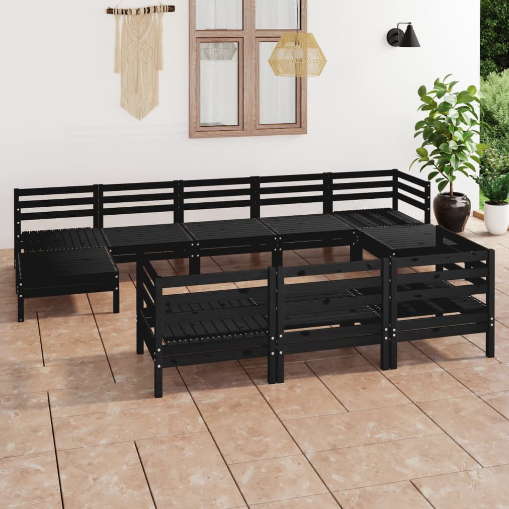 10-piece-patio-lounge-set-black-solid-pinewood-814852 At Willow and Wine USA!