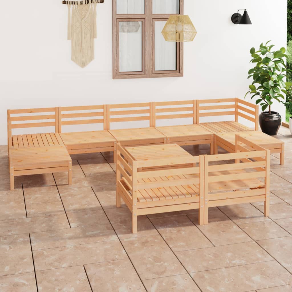 10-piece-patio-lounge-set-white-solid-pinewood-1 At Willow and Wine USA!