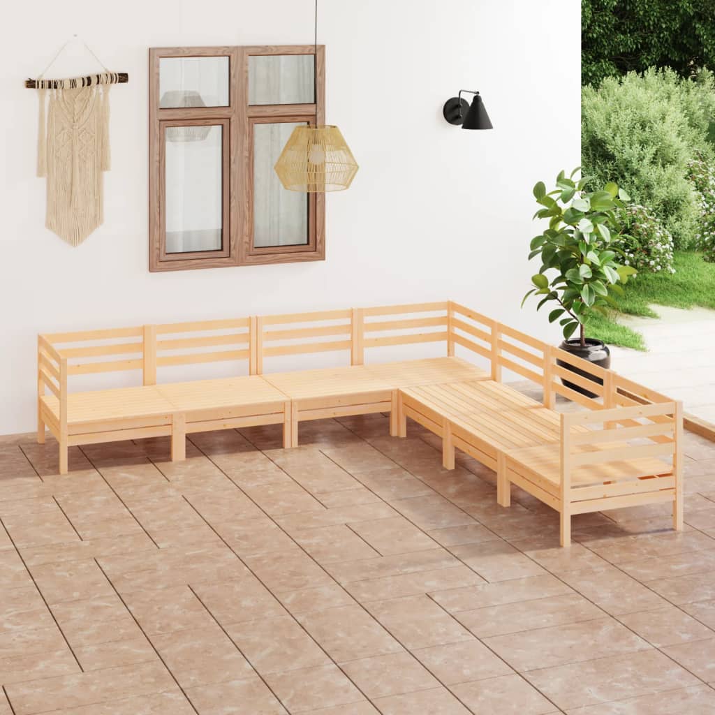 7-piece-patio-lounge-set-solid-pinewood-white-2 At Willow and Wine USA!