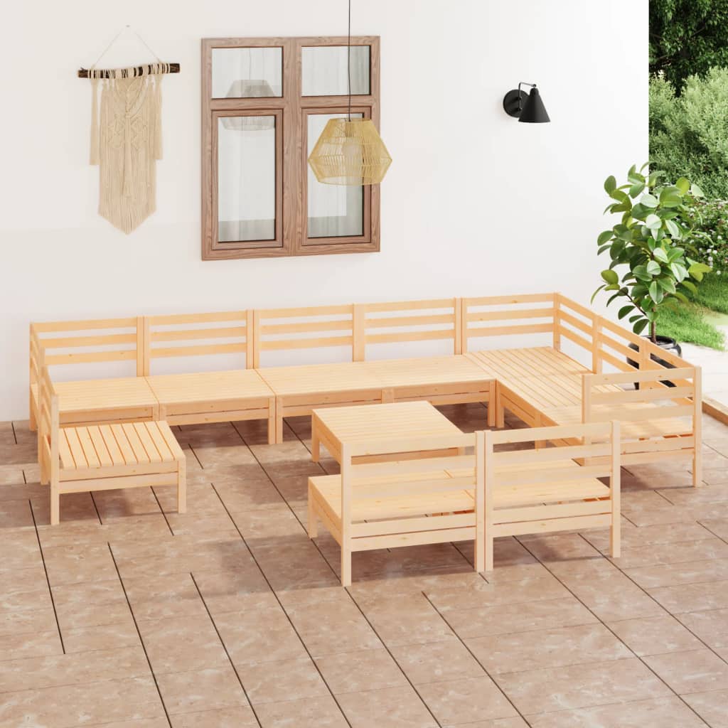 11-piece-patio-lounge-set-solid-pinewood At Willow and Wine USA!
