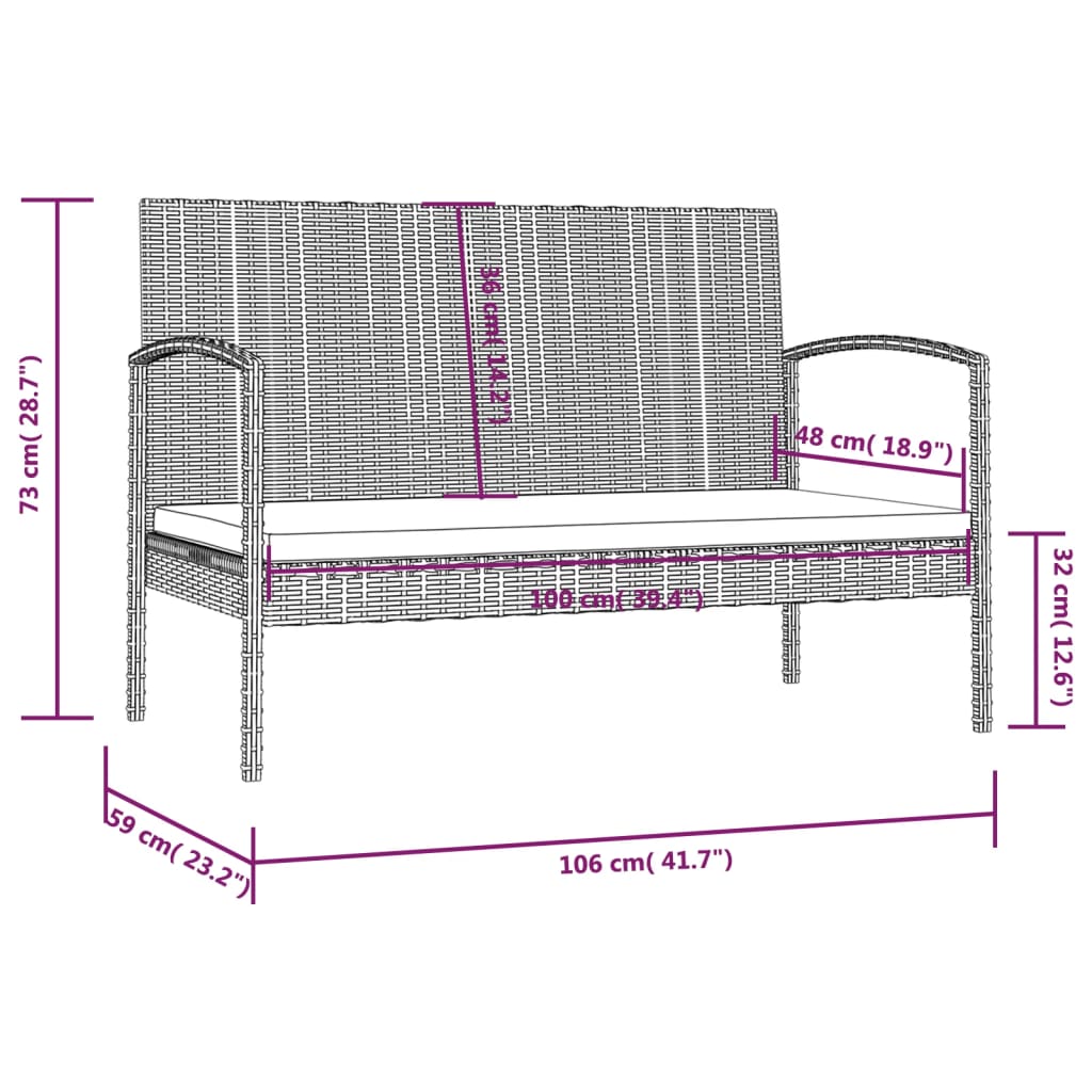 8-piece-patio-lounge-set-with-cushions-poly-rattan-black-1 At Willow and Wine USA!