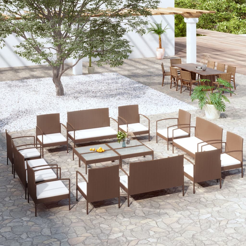 8-piece-patio-lounge-set-with-cushions-poly-rattan-black-1 At Willow and Wine USA!