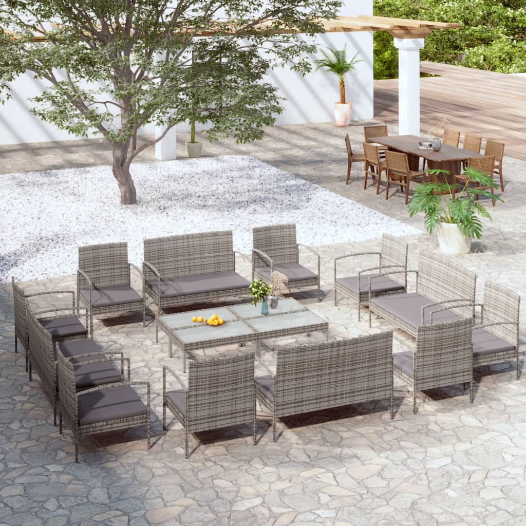 8-piece-patio-lounge-set-with-cushions-poly-rattan-black-1 At Willow and Wine USA!