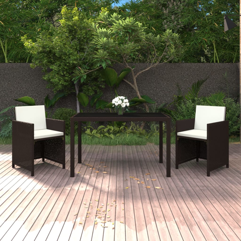 5-piece-patio-dining-set-with-cushions-poly-rattan-beige-2 At Willow and Wine USA!