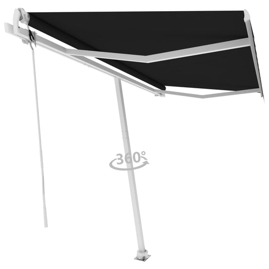 Freestanding Automatic Awning 157.5"x118.1" Anthracite