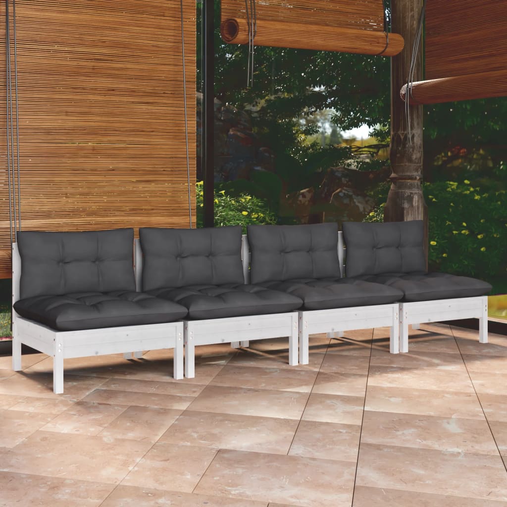 4-seater-patio-sofa-with-gray-cushions-solid-pinewood At Willow and Wine USA!