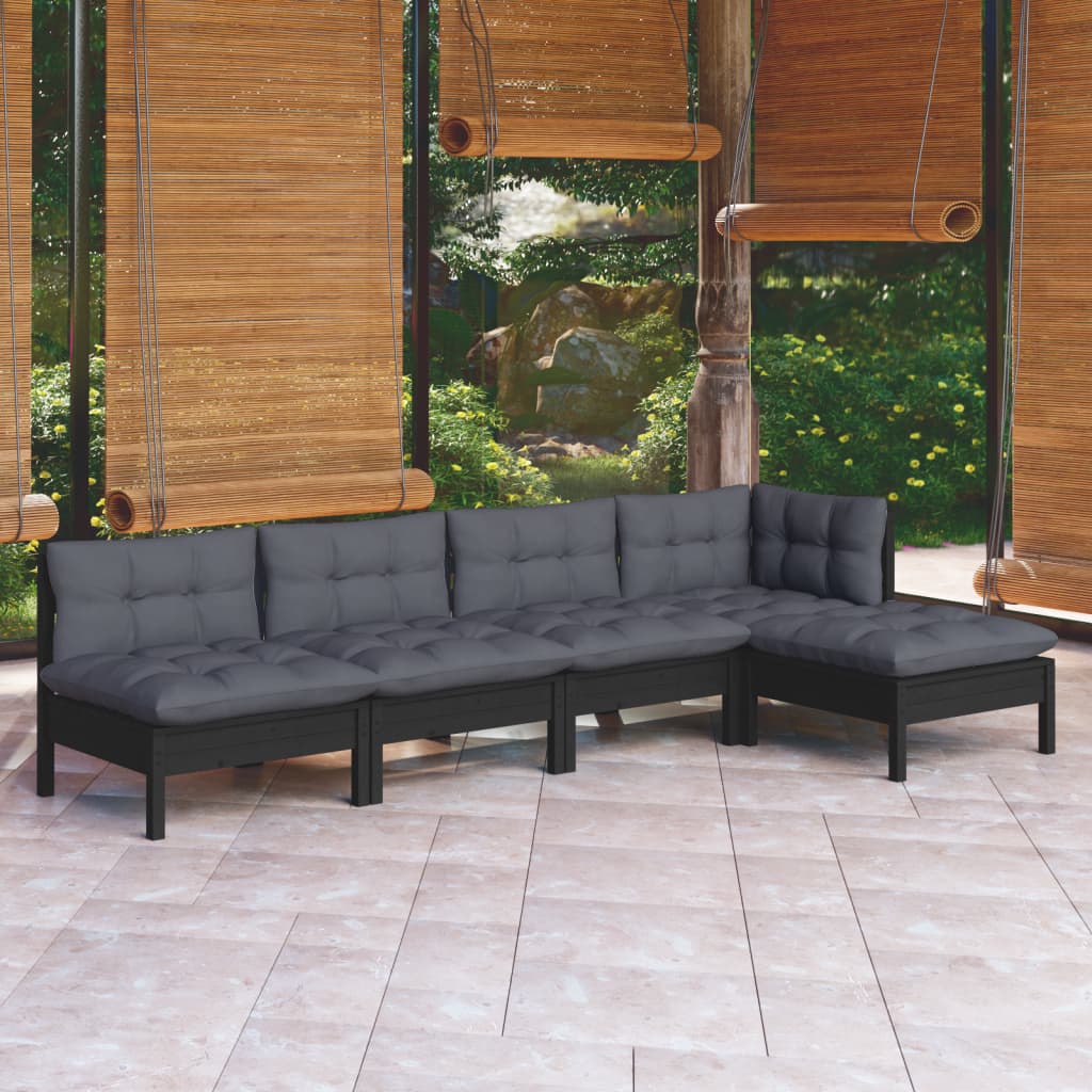 5-piece-patio-lounge-set-with-cream-cushions-pinewood-3 At Willow and Wine USA!