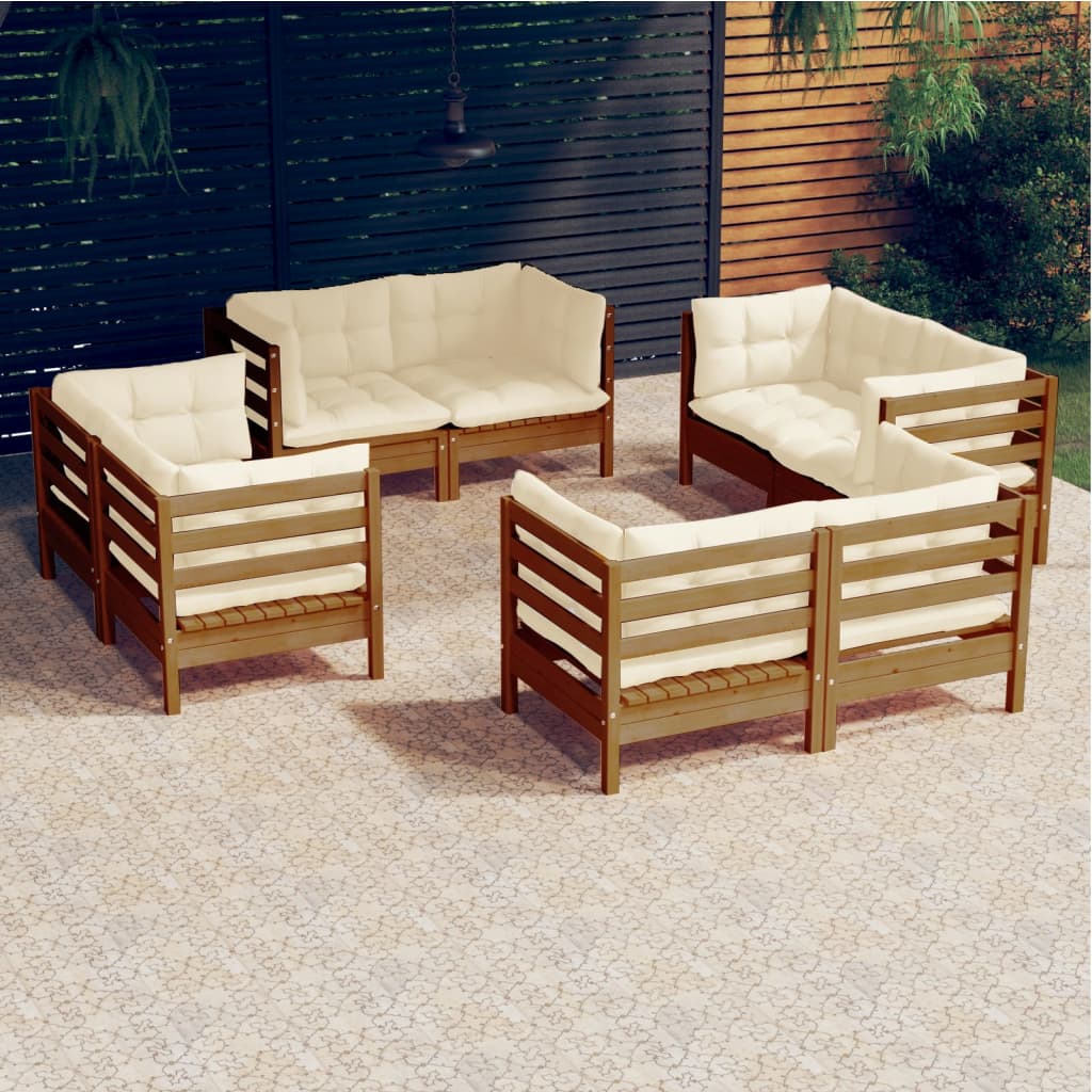 8-piece-patio-lounge-set-with-gray-cushions-pinewood-1 At Willow and Wine USA!