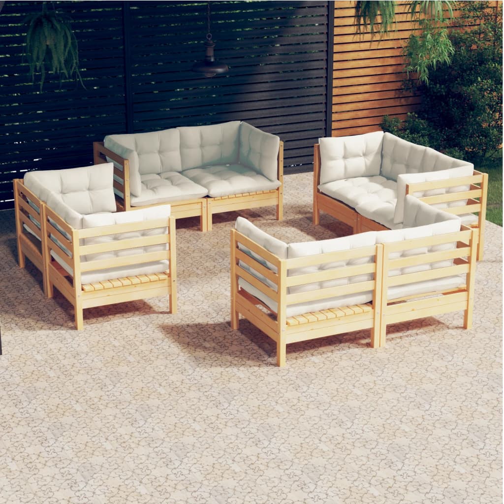 8-piece-patio-lounge-set-with-gray-cushions-pinewood-1 At Willow and Wine USA!