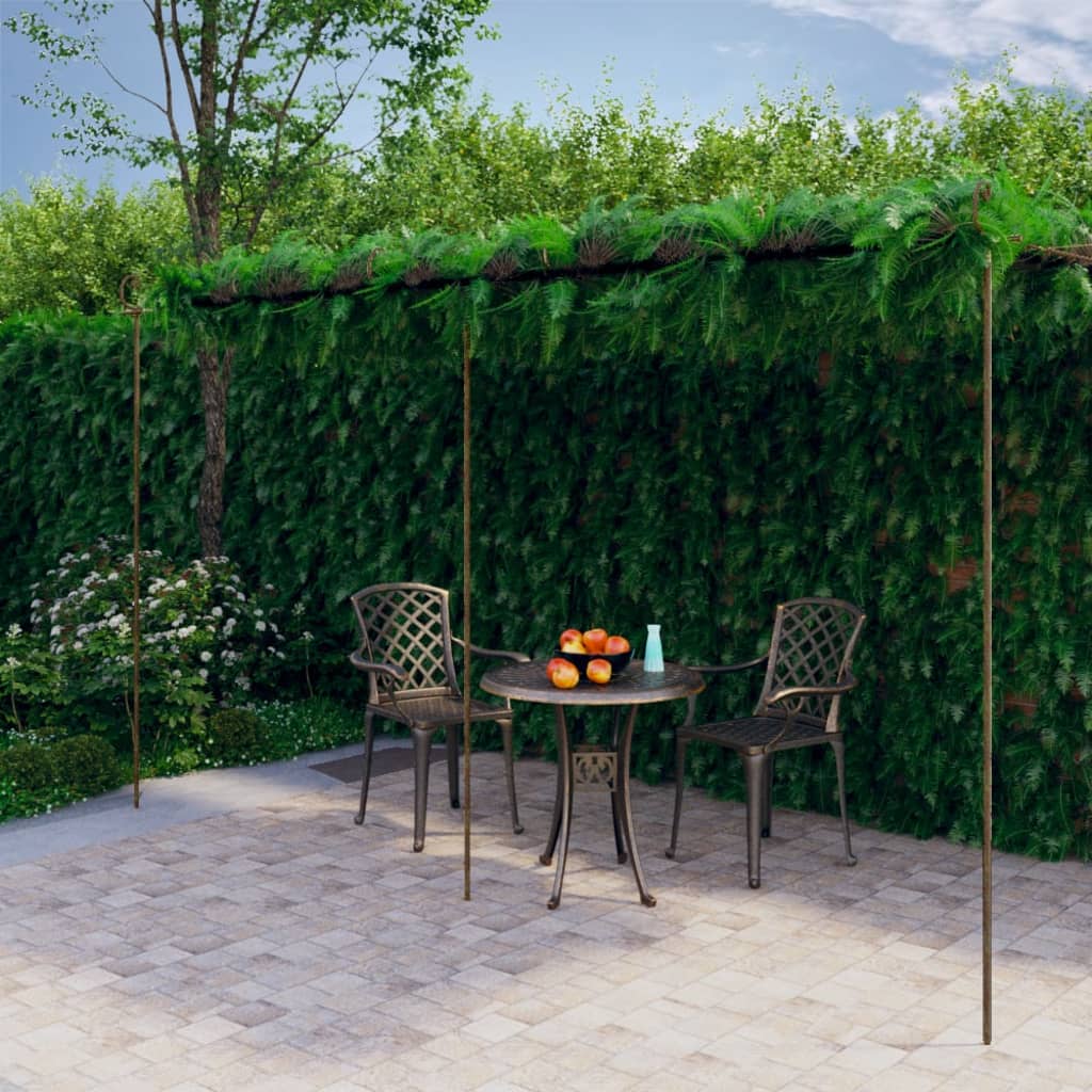 garden-pergola-antique-brown-13-1-x9-8-x8-2-iron At Willow and Wine USA!